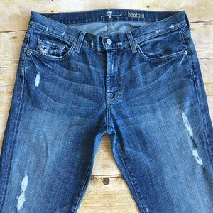 7 For All Mankind Bootcut Jeans Sz 33 X 32 Seven
